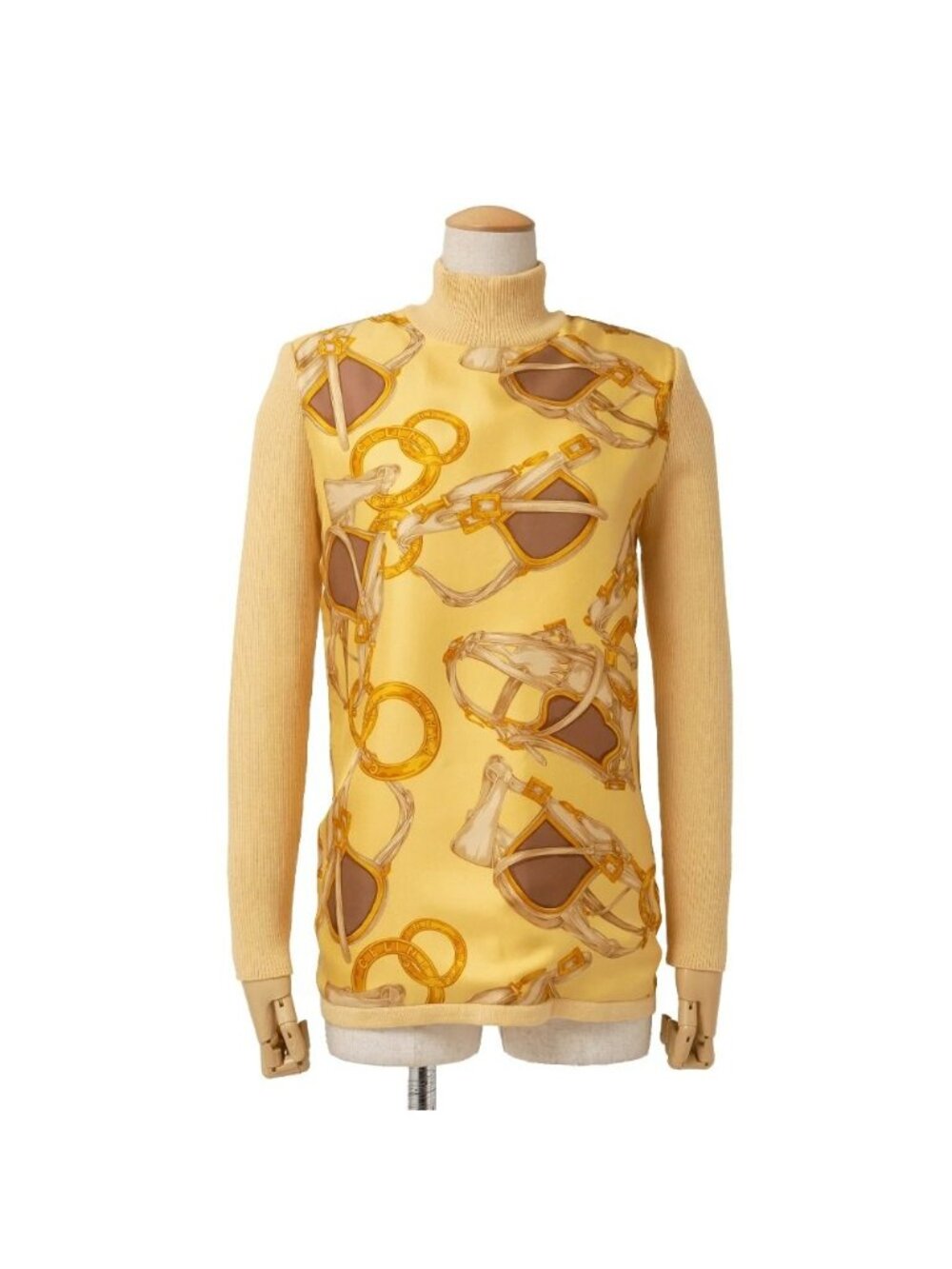 Celine Vintage Knit Wool Silk Different Sweater 38